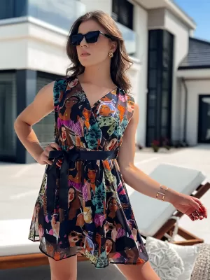 Šaty DSTREET ISABELLA EY2503 ČIERNA