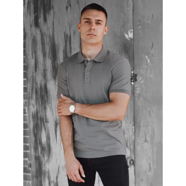  Pánske T -shirt s golierom DSTREET PX0599 Dark BLUE 