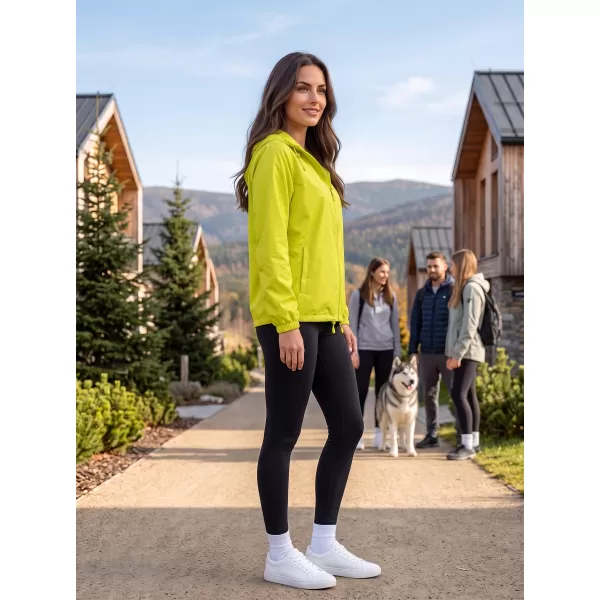  Unisex vetrovka ALTISPORT NP/ALU425 NEON YELLOW 