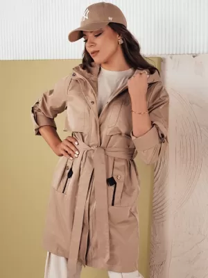 Dámska parka DSTREET NOLES TY4282 BÉŽOVÁ