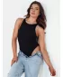 Ženské body DSTREET CLAVELLI RY2487 ČIERNA
