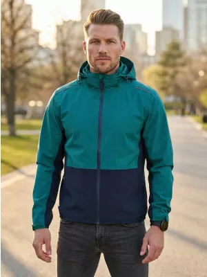 Pánska bunda ALTISPORT NoPrint NP/ALM835 EMERALD