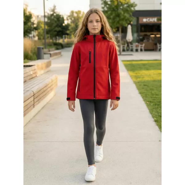  Detská softshellová bunda ALTISPORT NP/ALK535 červená 