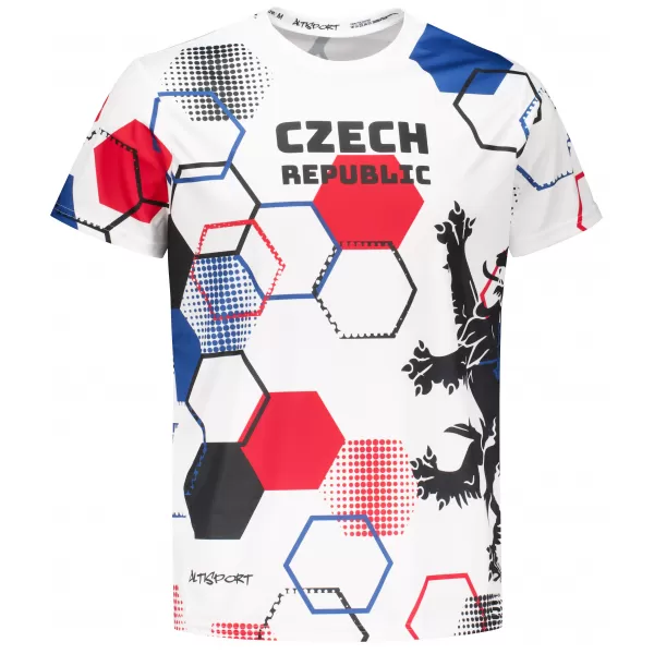  Pánske funkčné tričko premium ALTISPORT x CZE VOJ/ALM036TR01 HEXA biela 