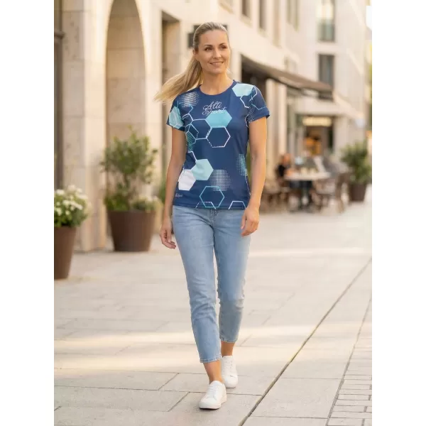  Dámske funkčné tričko premium ALTISPORT VOJ/ALW037TR01 NÁMORNÁ modrá 