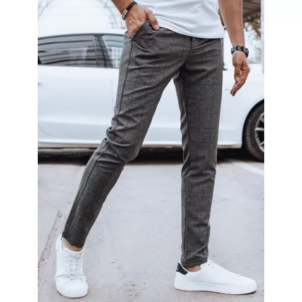  Pánske nohavice DSTREET UX4406 TMAVO ŠEDÁ 