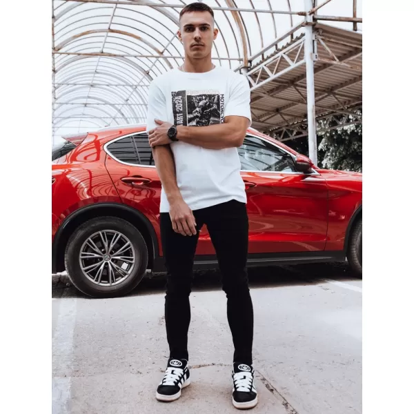  Pánske tričko DSTREET RX5463 BIELA 