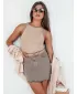 Dámska sukňa DSSTREET Trendstar CY0457 béžová