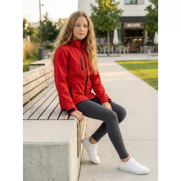  Detská softshellová bunda ALTISPORT NP/ALK535 červená 