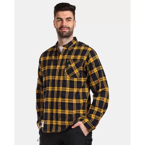  Pánska košeľa KILPI FLANNY-M VM0380KI žltá 
