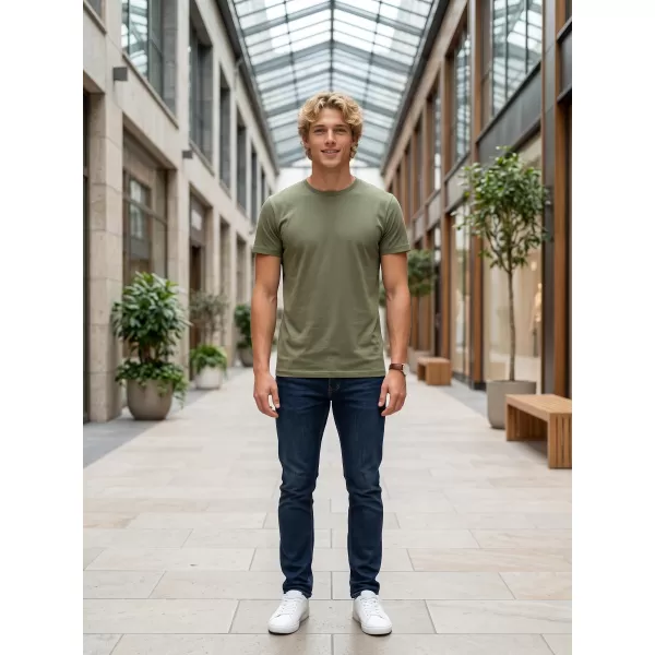  Pánske tričko ALTISPORT NoPrint NP/ALM921 SVETLO KHAKI 