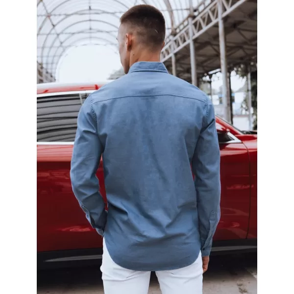  Pánska košeľa DSTREET DX2581 MODRÁ 