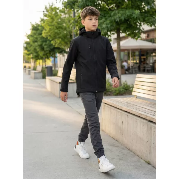  Detská softshellová bunda ALTISPORT NP/ALK535 čierna 
