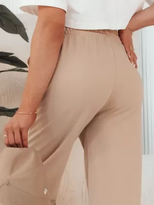 Dámske nohavice DSTREET GLAPPO UY2094 BÉŽOVÁ