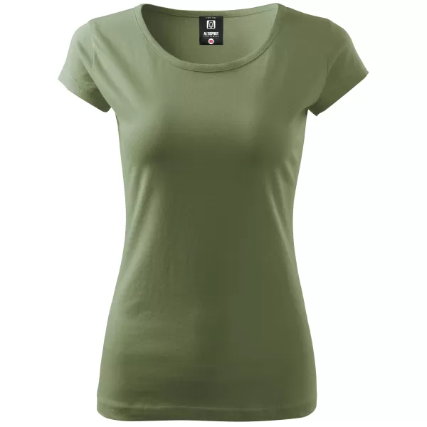  Dámske tričko ALTISPORT NP/ALW221 KHAKI 
