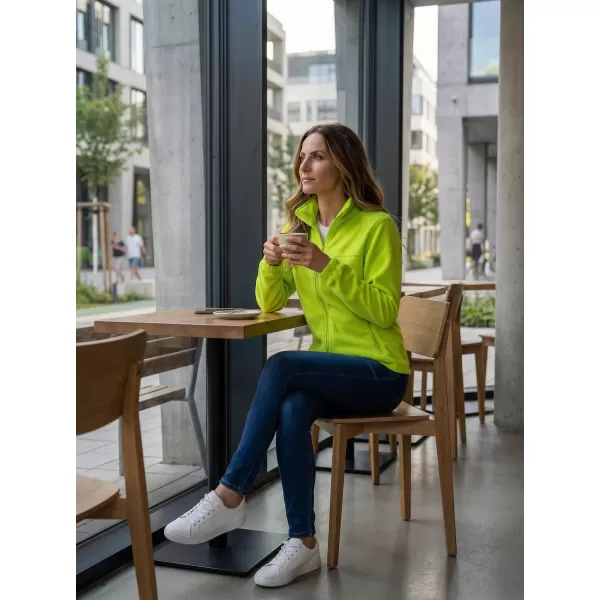 Dámska fleecová mikina ALTISPORT NoPrint NP/ALW405 VÁPNO 