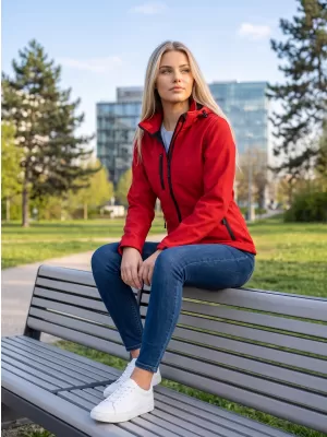 Dámska softshellová bunda ALTISPORT NP/ALW125 červená