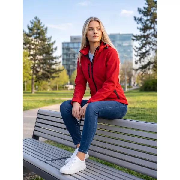  Dámska softshellová bunda ALTISPORT NP/ALW125 červená 