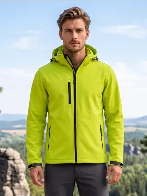Pánska softshellová bunda ALTISPORT NP/ALM225 LIMETKOVÁ