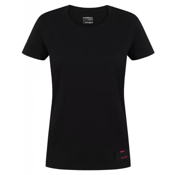 Dámske tričko HUSKY TEE BASE L ČIERNA 