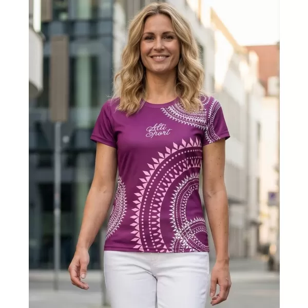  Dámske funkčné tričko premium ALTISPORT VOJ/ALW033TR01 FUCHSIOVÁ 