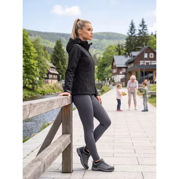  Dámska softshellová bunda ALTISPORT NP/ALW125 čierna 