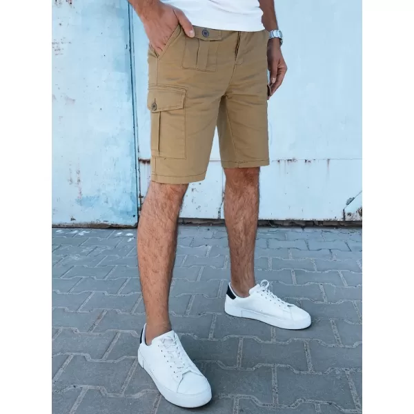  Pánske šortky DSTREET SX2433 BÉŽOVÁ 