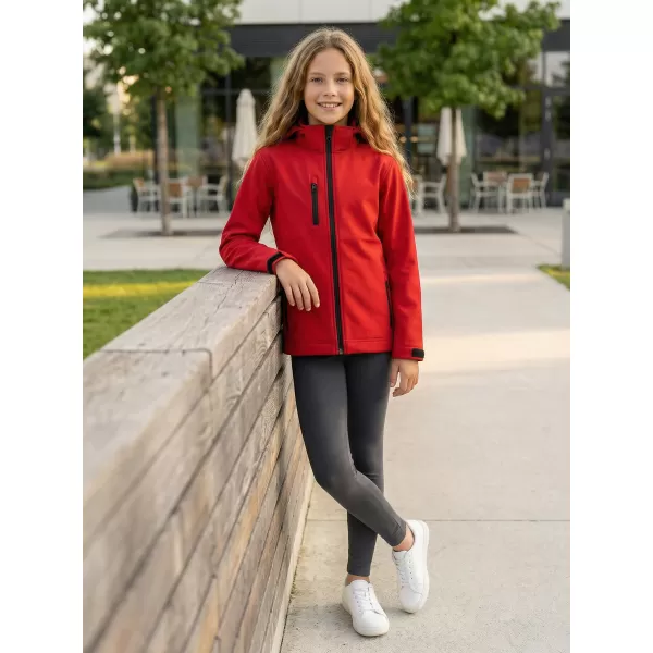  Detská softshellová bunda ALTISPORT NP/ALK535 červená 