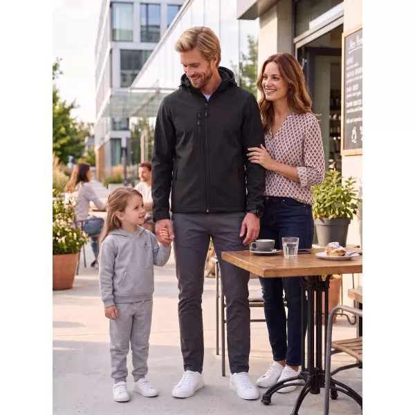  Pánska softshellová bunda ALTISPORT NP/ALM225 čierna 