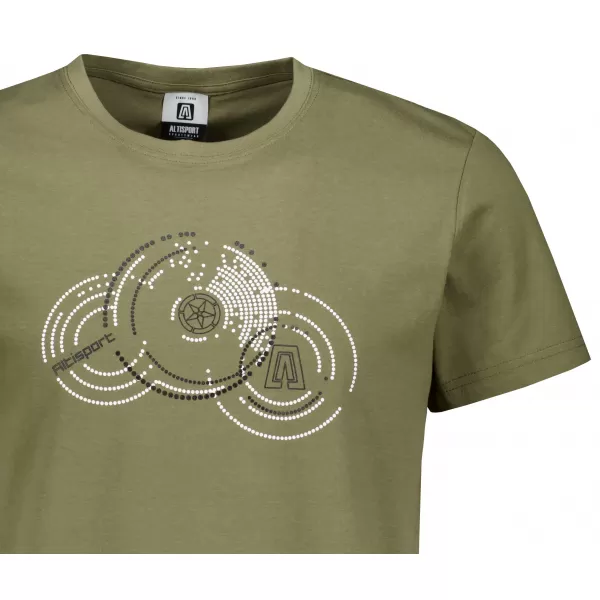  Pánské triko ALTISPORT CARRYOVER ALM160AL805 KHAKI 