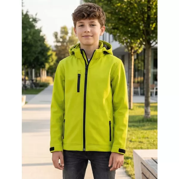  Detská softshellová bunda ALTISPORT NP/ALK535 LIMETKOVÁ 