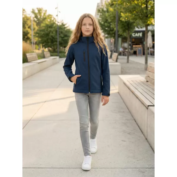  Detská softshellová bunda ALTISPORT NP/ALK535 NÁMORNÁ modrá 