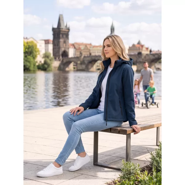  Dámska softshellová bunda ALTISPORT NP/ALW125 NÁMORNÁ modrá 