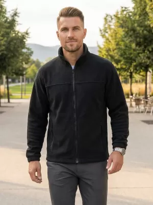 Pánska fleece mikina ALTISPORT NP/ALM105 EBONY GRAY