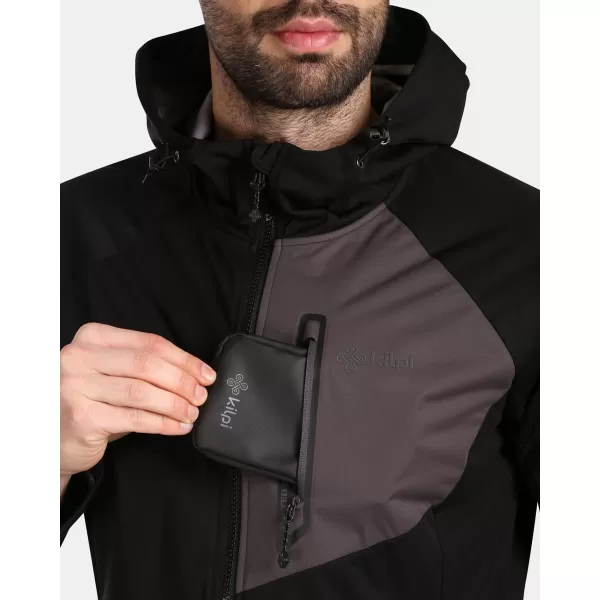  Pánska softshellová bunda KILPI BELTRA-M VM0107KI čierna 