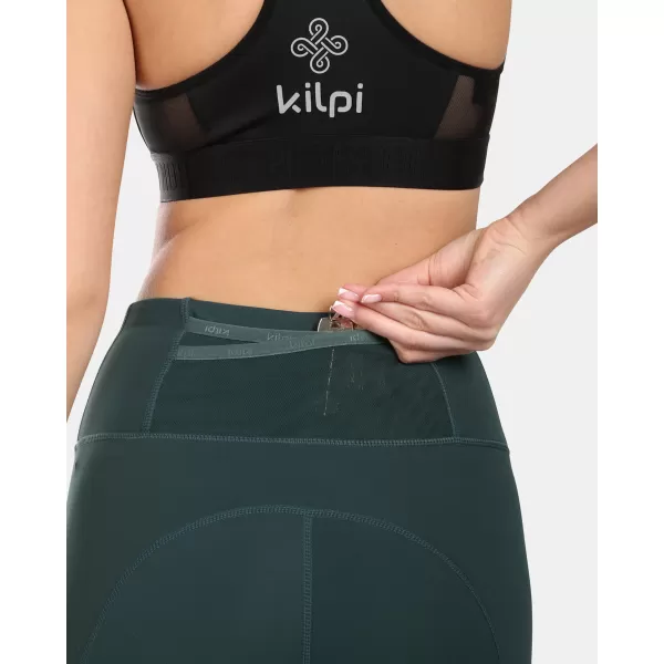  Dámske legíny KILPI JAMILY-W VL0424KI TMAVO zelená 