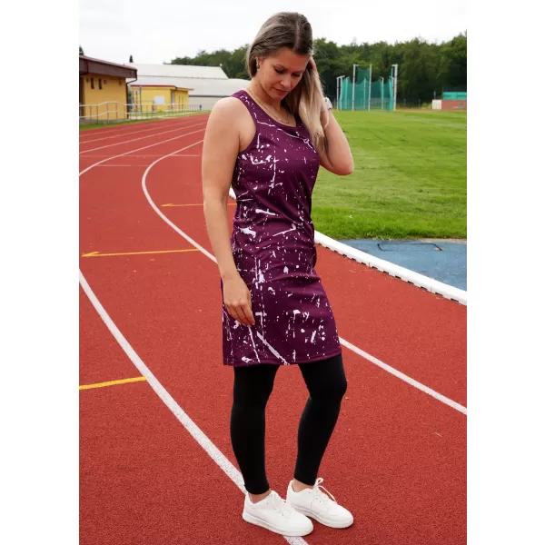  Dámske funkčné tielkové šaty premium ALTISPORT VOJ/ALW034SAT01 FUCHSIOVÁ 