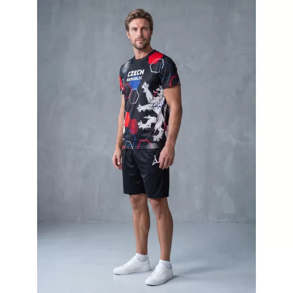  Pánske funkčné tričko premium ALTISPORT x CZE VOJ/ALM036TR01 HEXA ČERNÁ 