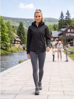 Dámska softshellová bunda ALTISPORT NP/ALW125 čierna