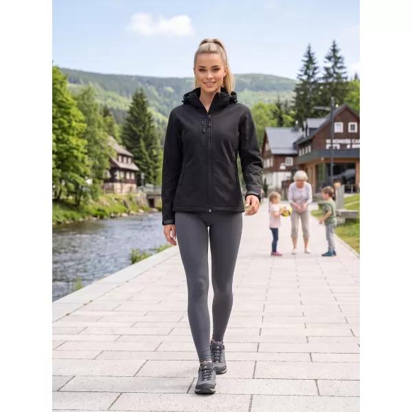  Dámska softshellová bunda ALTISPORT NP/ALW125 čierna 