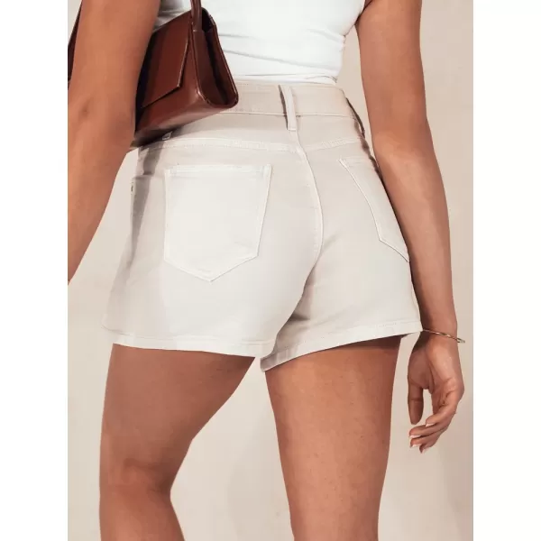  Dámske šortky DSTREET SUMERLUXE SY0374 BÉŽOVÁ 