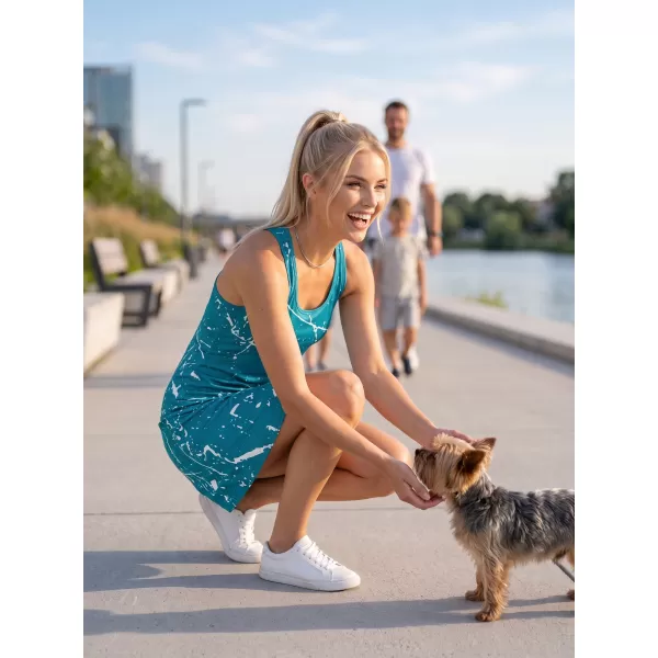  Dámske funkčné tielkové šaty premium ALTISPORT VOJ/ALW034SAT01 EMERALD 