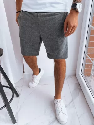 Pánske teplákové šortky DSTREET SX2281 TMAVO šedá