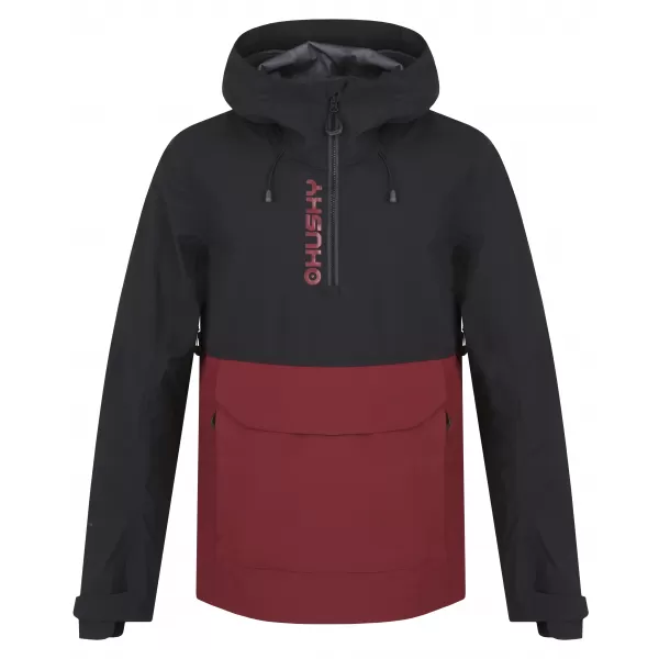  Pánska bunda HUSKY NABBI M BLACK/BORDO 