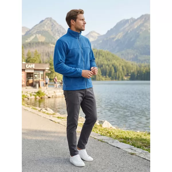  Pánska fleece mikina ALTISPORT NP/ALM105 AZÚRO modrá 