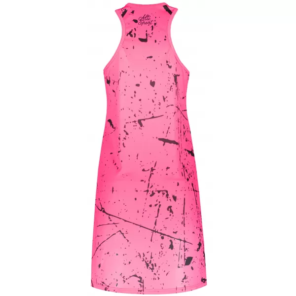  Dámske funkčné tielkové šaty premium ALTISPORT VOJ/ALW034SAT01 NEON/RUŽOVÁ 