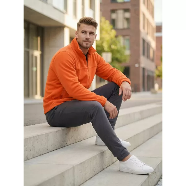  Pánska fleece mikina ALTISPORT NP/ALM105 oranžová 