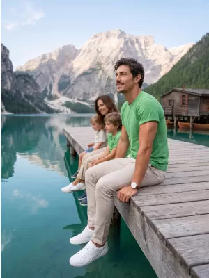 Pánske tričko ALTISPORT NoPrint NP/ALM361 ZELENÝ MELIER