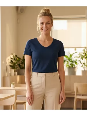 Dámske tričko ALTISPORT NoPrint NP/ALW107 NÁMORNÁ modrá