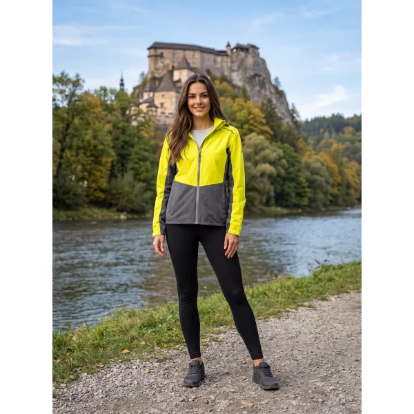  Dámska bunda ALTISPORT NoPrint NP/ALW965 NEON YELLOW 